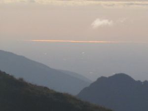 riflesso del mare dal Pasubio